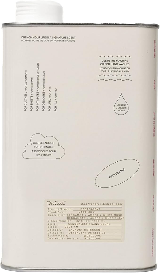 DedCool Liquid Laundry Dedtergent | Xtra Milk | Luxurious Fragrance Detergent | Removes Stains | ... | Amazon (US)