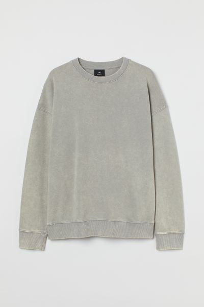 Relaxed-fit Washed-look Sweatshirt | H&M (US + CA)