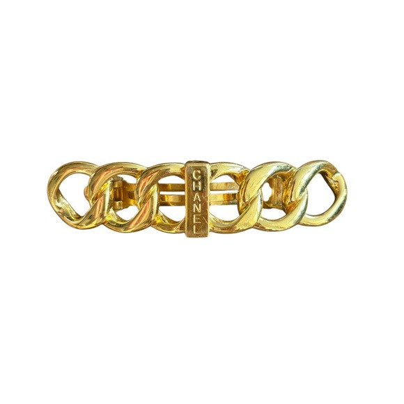 Chanel Gold Hair Barrette 98A | Poshmark