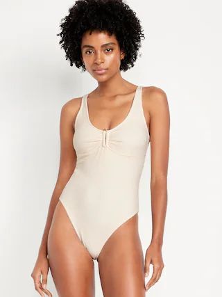 Crochet One-Piece Swimsuit for Women | Old Navy (US)