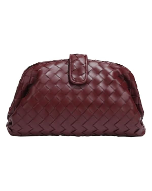 Molodo Woven Bags for Women Shoulder Bag PU Leather Handwoven Crossbody Bag Satchel Woven Purses | Amazon (US)