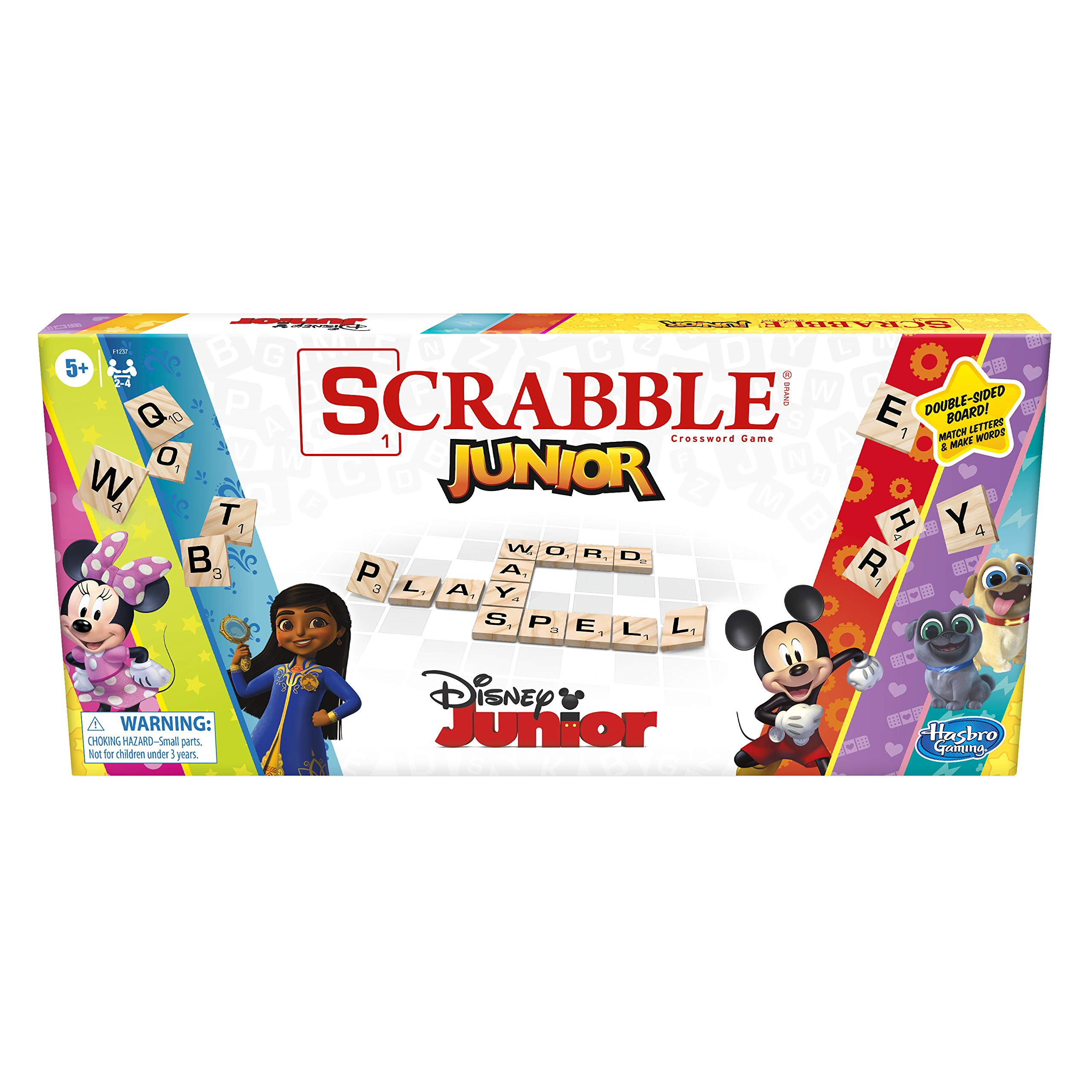 Hasbro Scrabble Junior: Disney Junior Edition Board Game, Double -Sided Game Board, Matching and ... | Amazon (CA)