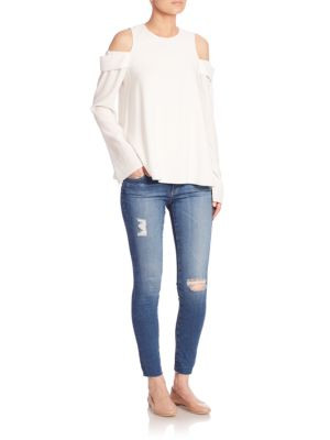 AG Adriano Goldschmied - Distressed Legging Ankle Jeans | Saks Fifth Avenue OFF 5TH