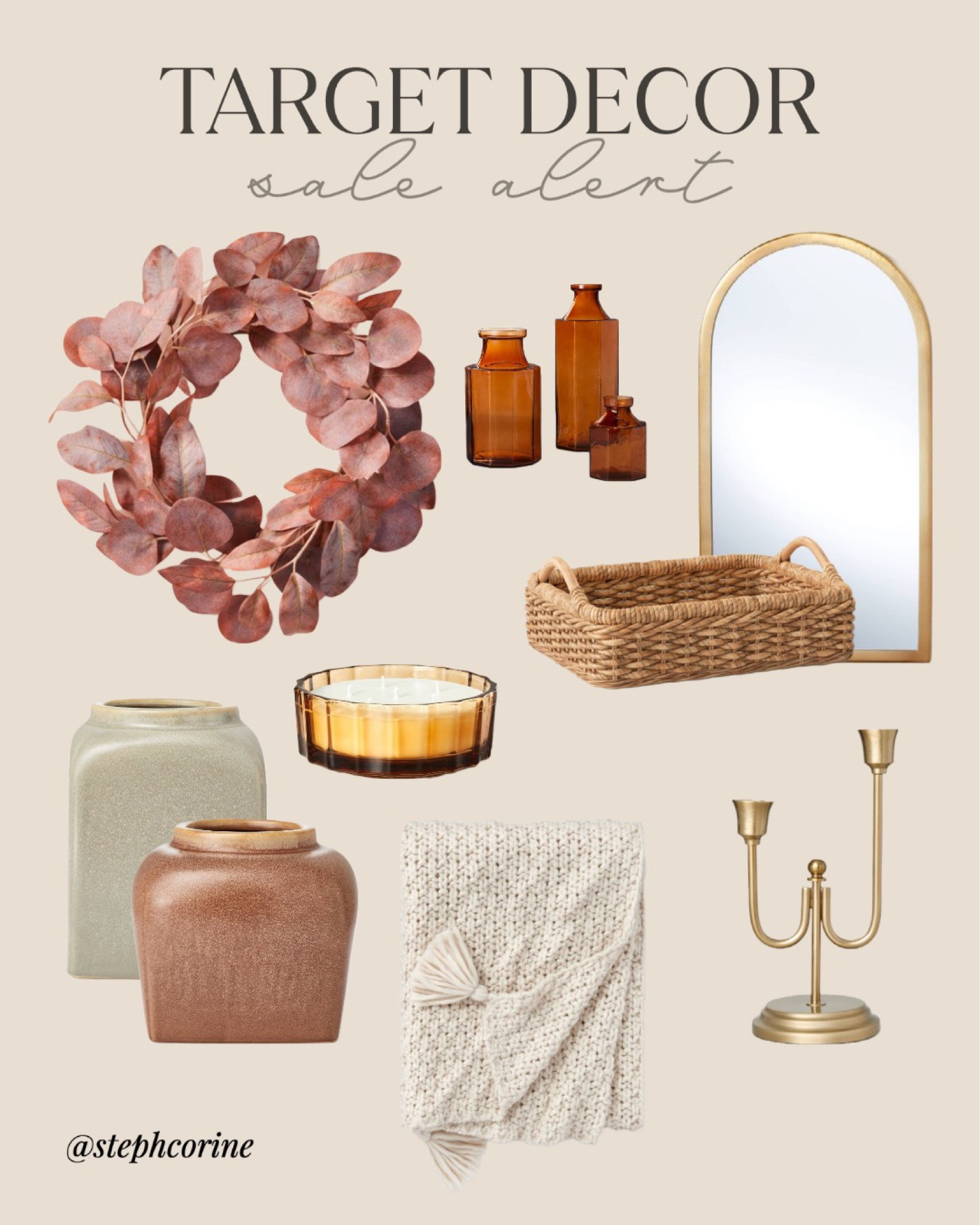 Target Circle deal for this week! 20% off decorative accessories, indoor throw pillows and blankets and candles. Get ready for fall with these cute finds #target #targetdoesitagain #targetdecor #organicdecor #organicmodern #traditionaldecor