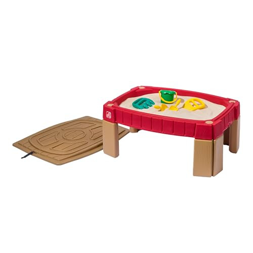 Step2 Naturally Playful Sand Table, Kids Sand Activity Sensory Table, 5 Piece Accessory Kit, Toddler Summer Outdoor Toys, 2+ Years Old | Amazon (US)