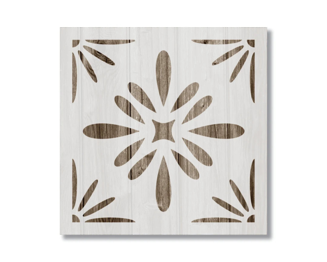 Tile Stencil, Reusable Stencil For Painting, 1008 | Etsy (US)