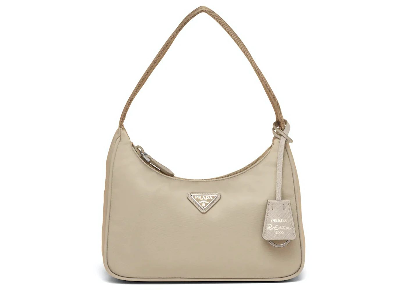 Prada Re-Edition 2000 Re-Nylon Mini BagDesert Beige | StockX