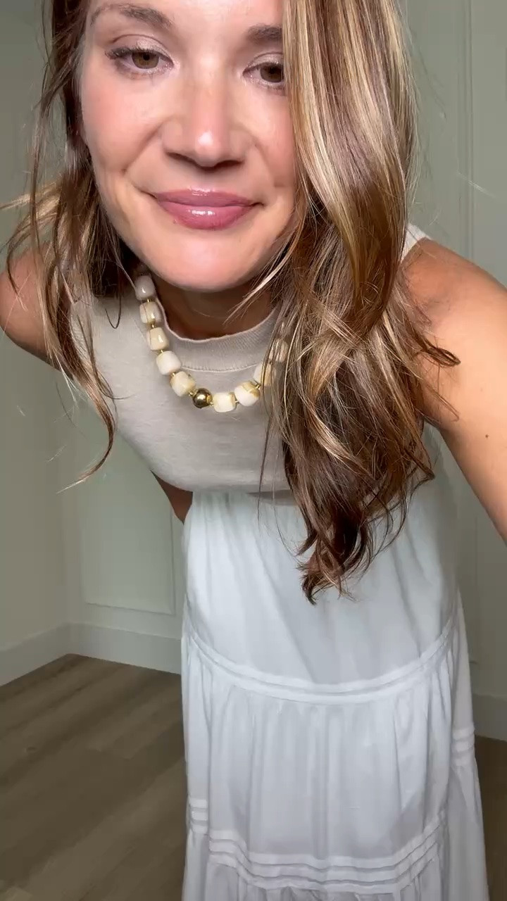 This white tiered maxi skirt is one of those pieces that instantly makes an outfit feel elevated. It’s lightweight, flowy, and so easy to pair with tanks, sweaters, or tees for everything from vacation to brunch. I’m wearing a medium and love the comfortable fit.

White maxi skirt, tiered maxi skirt, summer outfit, vacation style, modest fashion, feminine style, casual chic, everyday outfit, Amazon fashion, flowy skirt, wardrobe staple, StangandCo

#LTKSeasonal #LTKTall #LTKootd