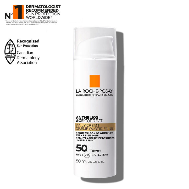 Anthelios Age Correct SPF 50+ | Daily anti-aging face cream with sun protection | La Roche-Posay | La Roche-Posay Canada 