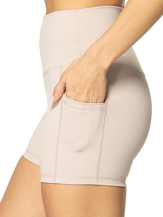 Sunzel 8" / 5" / 3" Biker Shorts for Women with Pockets, High Waisted Yoga Workout Shorts | Amazon (US)