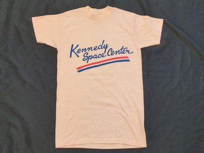 Vintage 1980s Kennedy Space Center Single Stitch Short Sleeve Small Adult Peach | eBay US