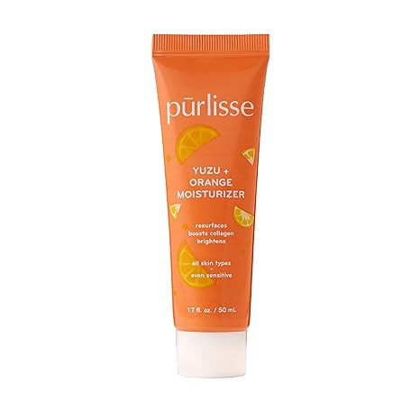 pürlisse Yuzu + Orange Hydrating Face Moisturizer - Vitamin C Face Cream for Radiance & Improved... | Amazon (US)