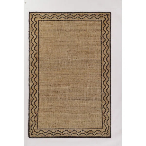 Erin Gates by Momeni Orchard Ripple Brown Hand Woven Wool and Jute Area Rug | Wayfair North America