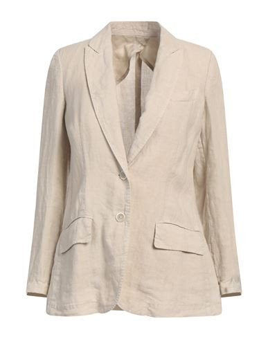 120% Lino Woman Blazer Beige Size 12 Linen | YOOX (US)