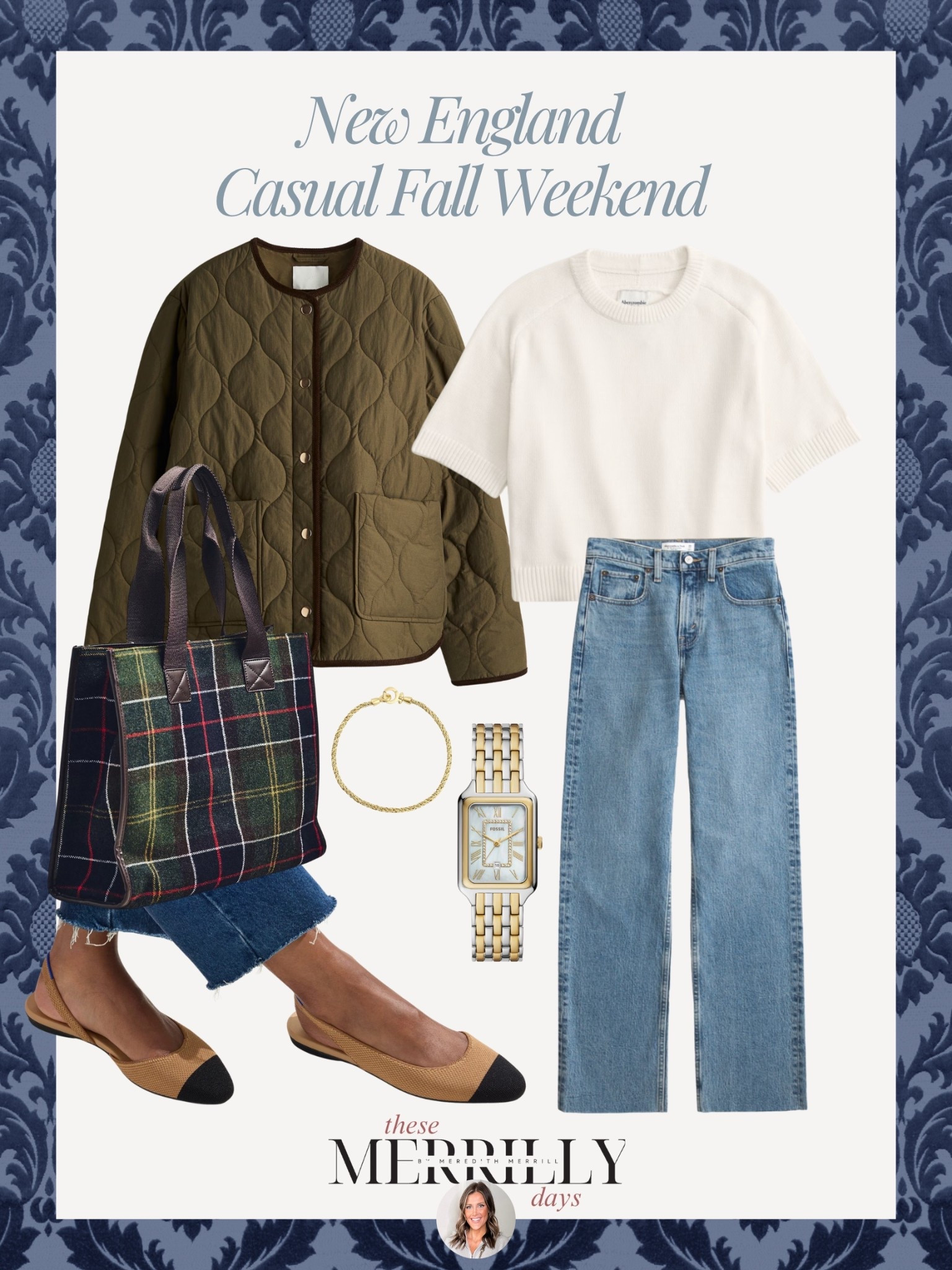 Casual Fall Weekend Look with the cutest plaid bag! I have this exact sweater tee and it’s the perfect piece to elevate your outfit from just a regular tee 

#LTKStyleTip #LTKFindsUnder50 #LTKFindsUnder100