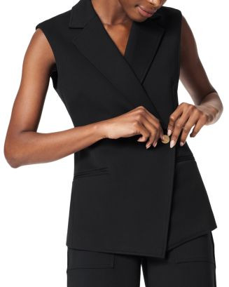 Asymmetric One Button Vest | Bloomingdale's (US)
