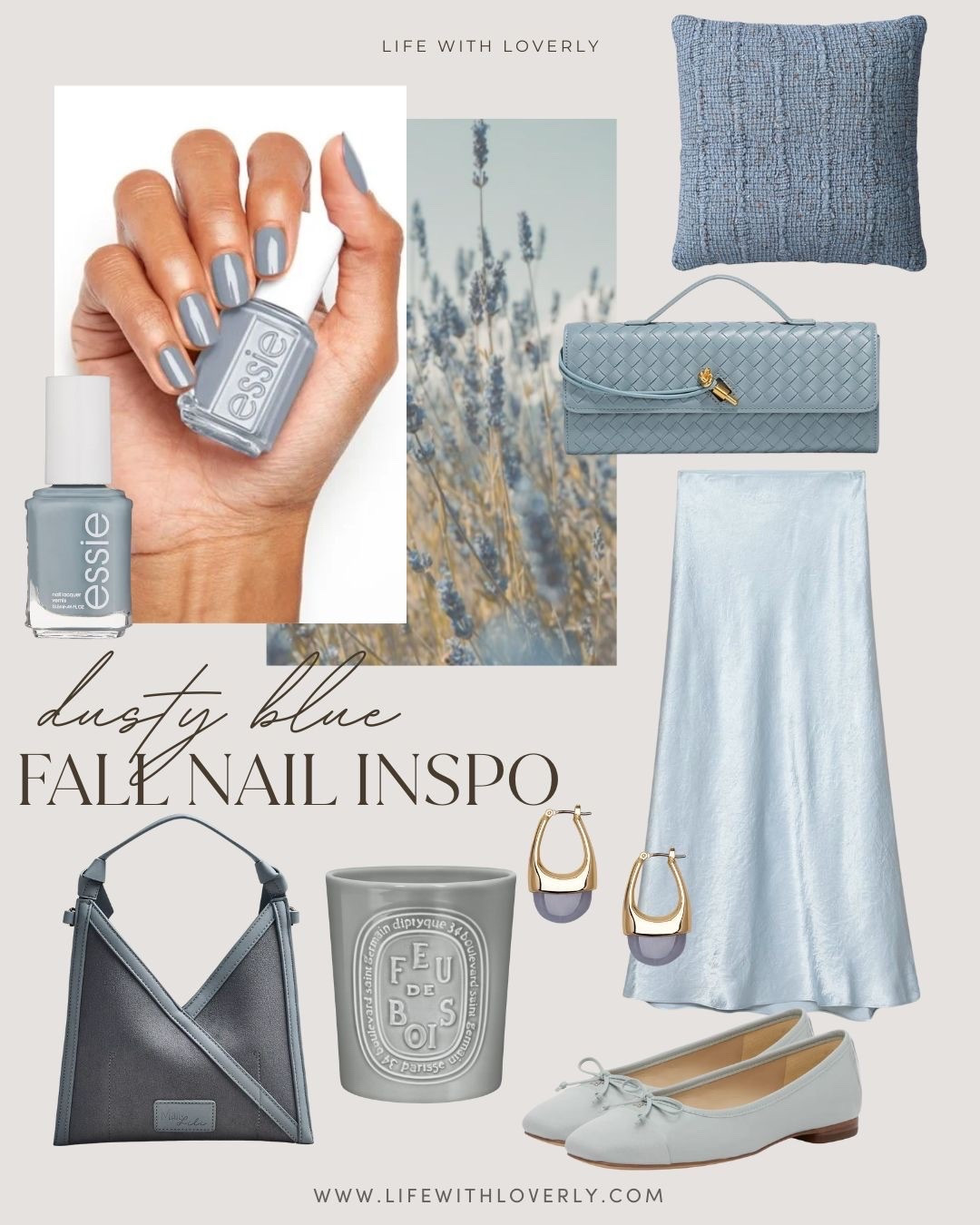 Dusty blue nails, but make it fall-approved 🩵🍂 nail polish and accessories for this fall vibe proving that you can do any color year round. 

Life with loverly, dusty blue nails inspo, nail moodboard, fall nail ideas, light blue fall  aesthetic

#LTKShoeCrush #LTKStyleTip #LTKSeasonal