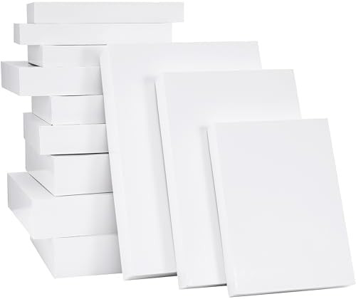 SUNCOLOR 12 Pack White Gift Boxes with Lids Assorted Sizes (4 Boxes 11", 4 Boxes 14", 4 Boxes 16"... | Amazon (US)