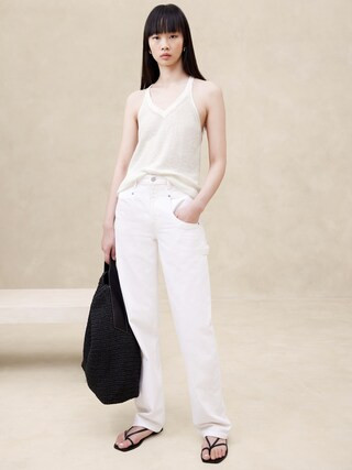 Teia Linen Sweater Tank | Banana Republic (CA)