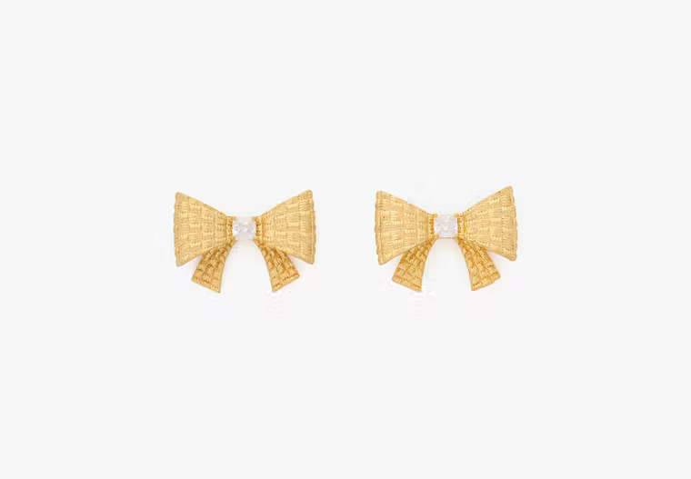 Wrapped In A Bow Studs | Kate Spade Outlet