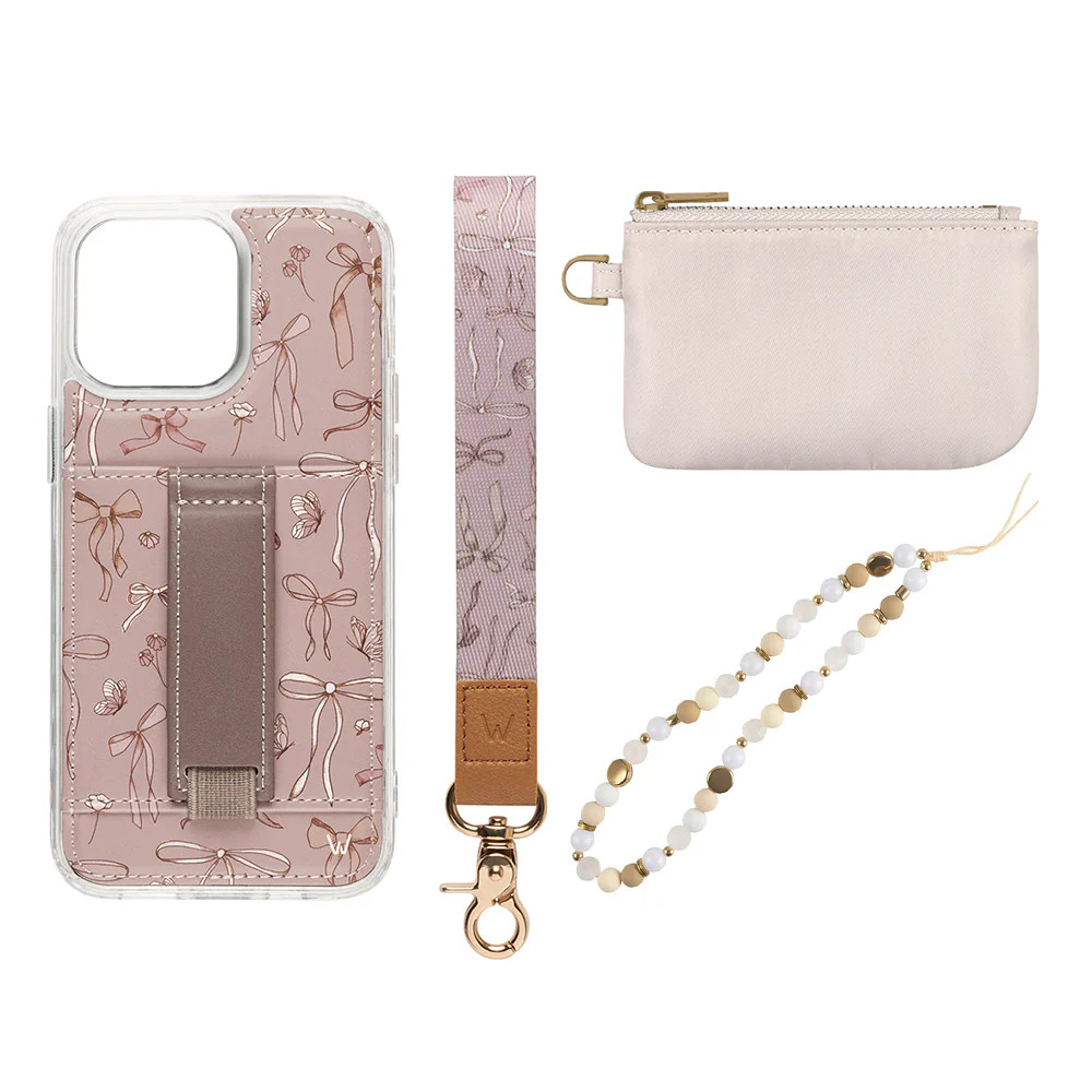 Blush and Bows Walli Grip Bundle | Walli Cases