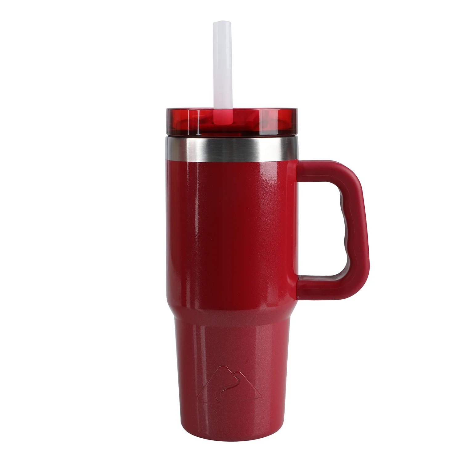 Ozark Trail 18 oz Insulated Tumbler with Straw Lid, Red | Walmart (US)