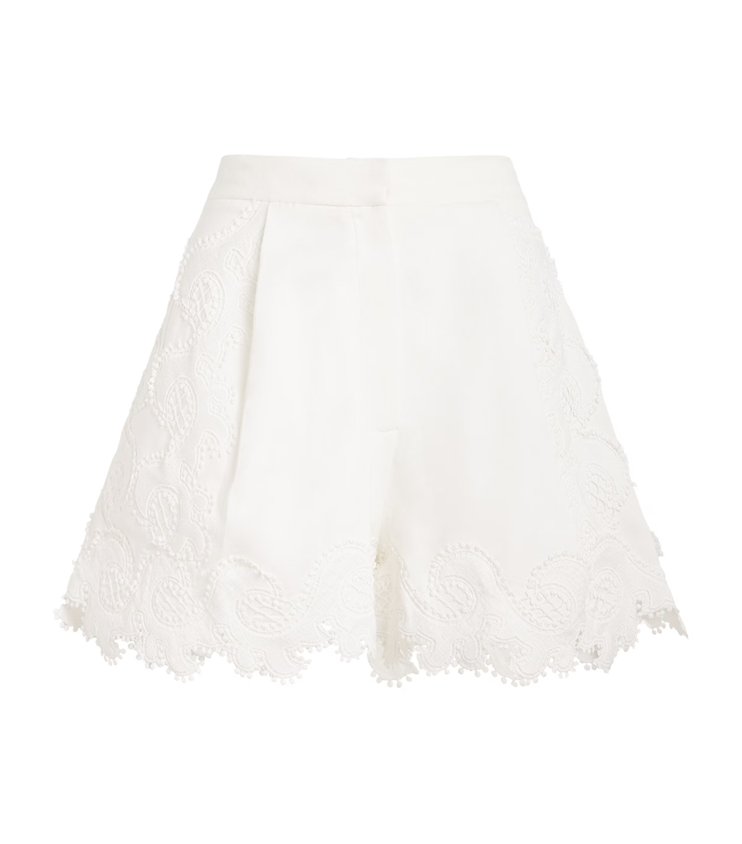 Maje Lace Tailored Shorts | Harrods