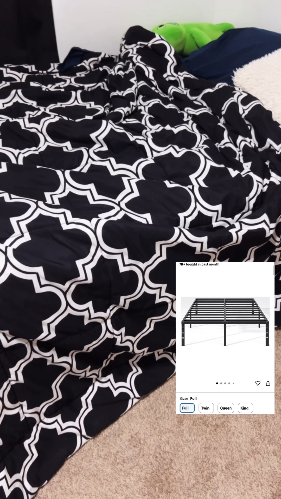 This bed frame and mattress combo is perfect for a kid or guest bedroom! Found it on Amazon! 

#LTKFindsUnder100 #LTKHome #LTKmomlife