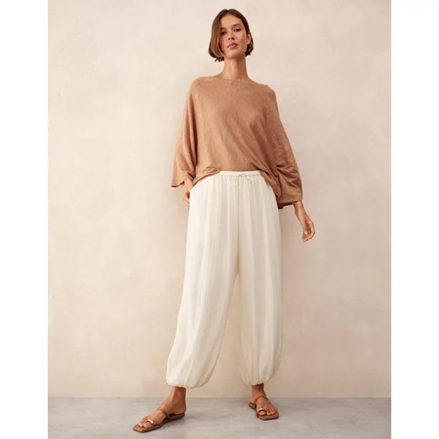 Crinkle Harem Trousers | Trousers & Leggings | The  White Company | The White Company UK & ROW