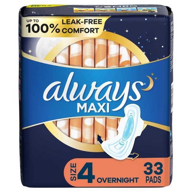Always Maxi Overnight Pads - Size 4 | Target