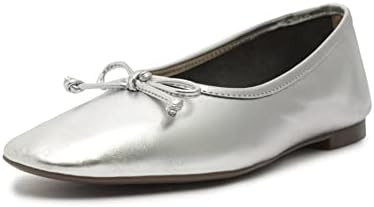 SCHUTZ Women's Ballerina Arissa Bow Leather Flat | Amazon (US)