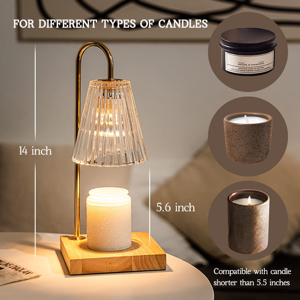 Marycele Candle Warmer Lamp, Electric Candle Lamp Warmer, Gifts for Mom, Bedroom Home Decor Dimma... | Amazon (US)