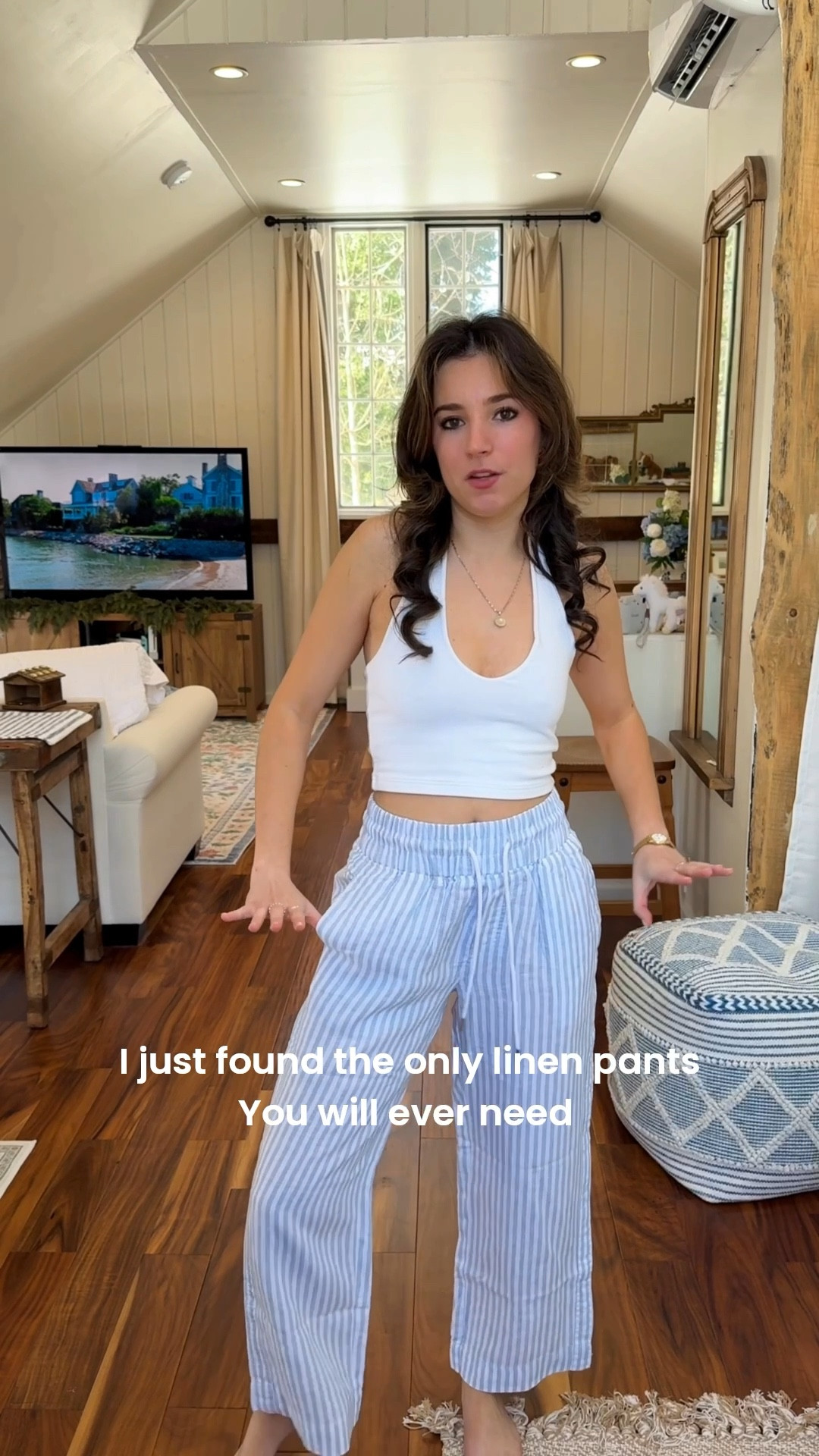 These are the BEST linen pants for summer! 🌊🌞🤍 I am wearing XS in seam 26 (the shortest) and I am 5 foot 3! 🥂

Linen pants / summer pants / blue and white linen pants / blue linen pants / navy linen pants / white linen pants / blue stripe linen pants / blue and white stripe linen pants / white halter top / new england / coastal grandmother / coastal granddaughter 

#LTKgrwm #LTKootd #LTKSeasonal