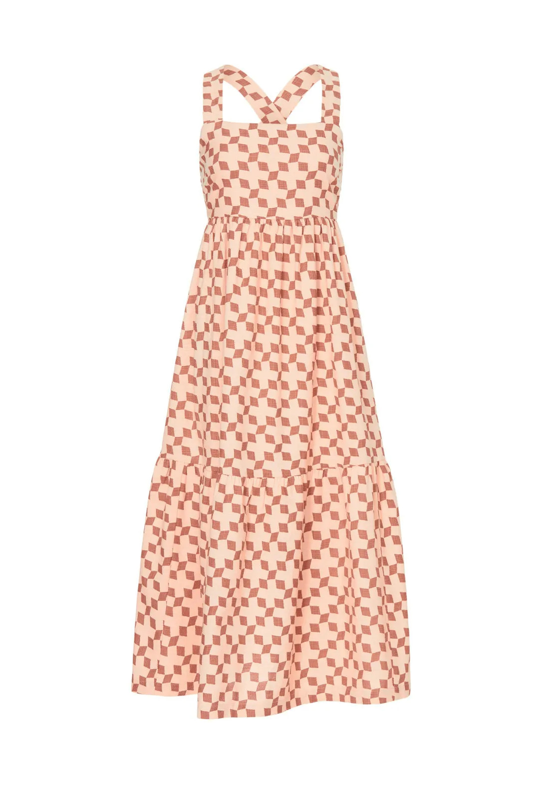 Layne Apron Midi Dress | Rent the Runway