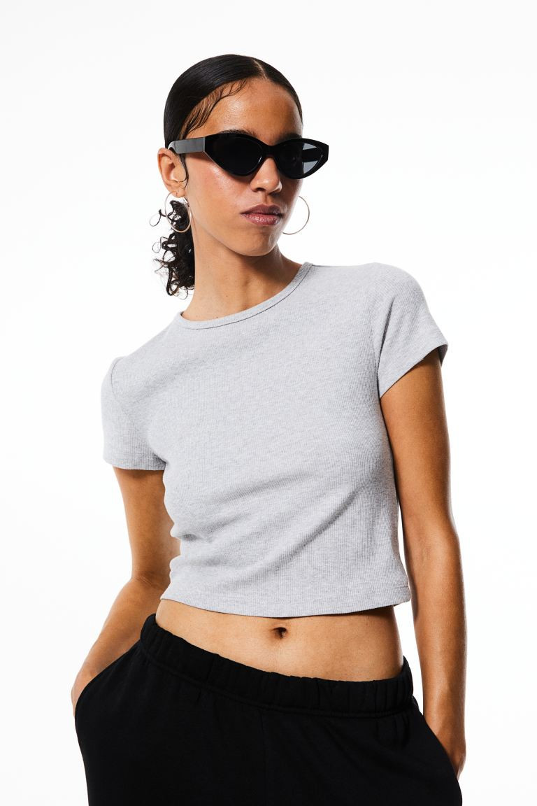 Ribbed Crop Top | H&M (US + CA)