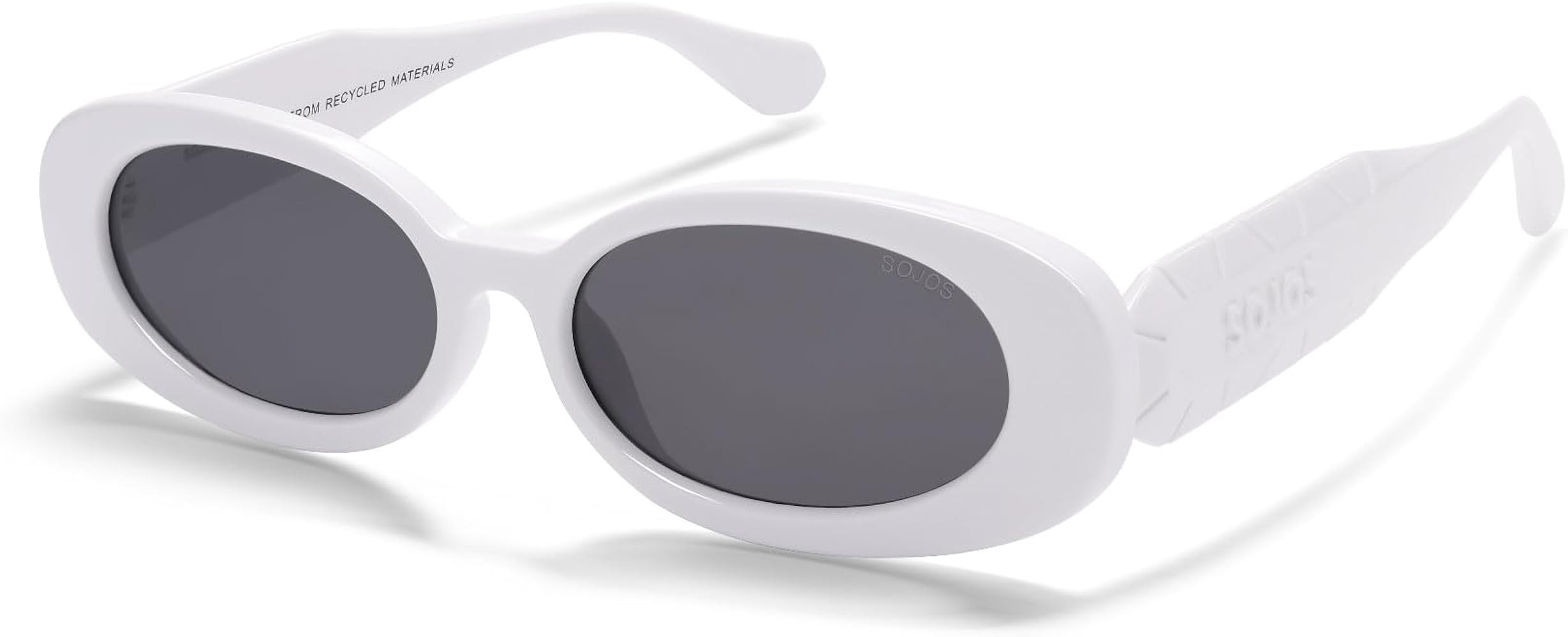SOJOS Ocean Collection Retro Oval Polarized Sunglasses for Women Men Vintage Recycled Plastic Fra... | Amazon (US)