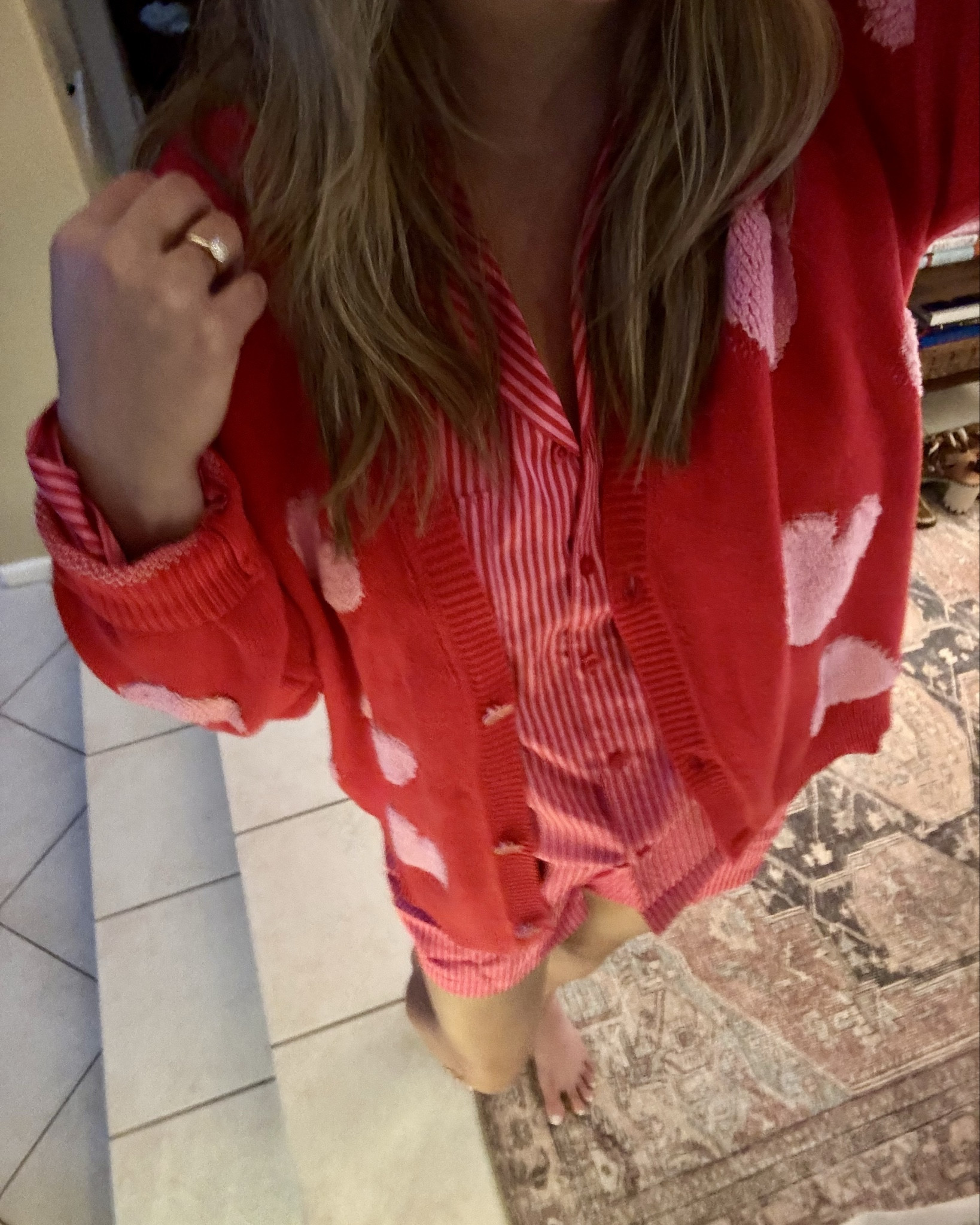 These adorable Valentine’s Day satin pajamas are currently 20% off! Valentine’s outfit

#LTKGiftGuide #LTKSaleAlert #LTKSeasonal