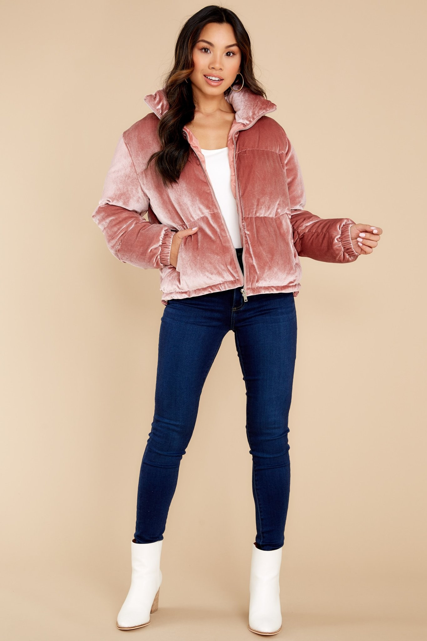 Ready For The Chill Rose Pink Puffer Jacket | Red Dress 