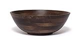 Lipper International Walnut finished 14" Salad Bowl, Large - Single Bowl (274WN) | Amazon (US)