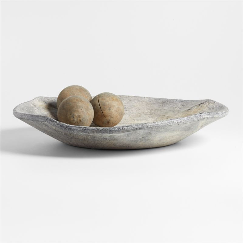 Rue Handmade Ceramic Centerpiece Bowl 21" by Jake Arnold | Crate & Barrel | Crate & Barrel