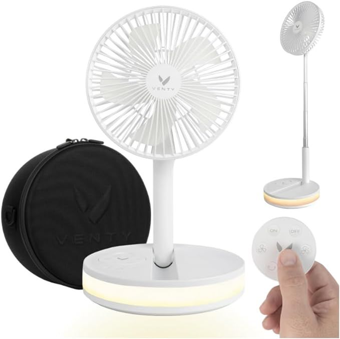 VENTY Portable Fan - Wireless Battery Operated Fan, 48HR Run Time 16000MAH Battery, Oscillating R... | Amazon (US)