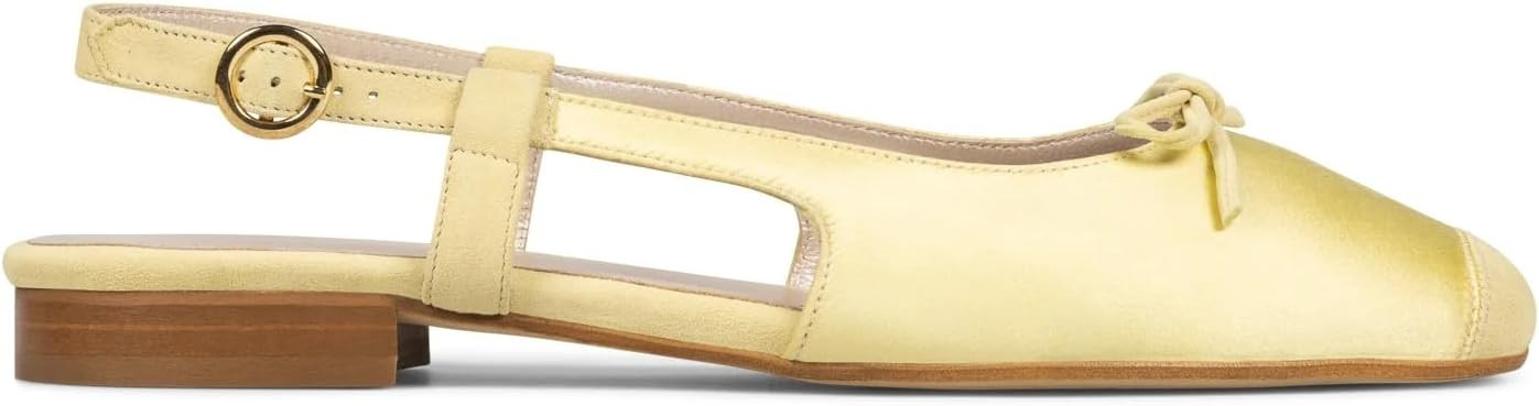 Women's Flats Shoes for Women Ballerina Flat Ballet Flats with Bow Slingback Pump Round Toe Close... | Amazon (US)