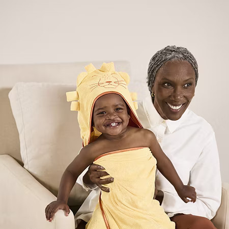 Proudly Hooded Towel, One Size, Yellow | JCPenney