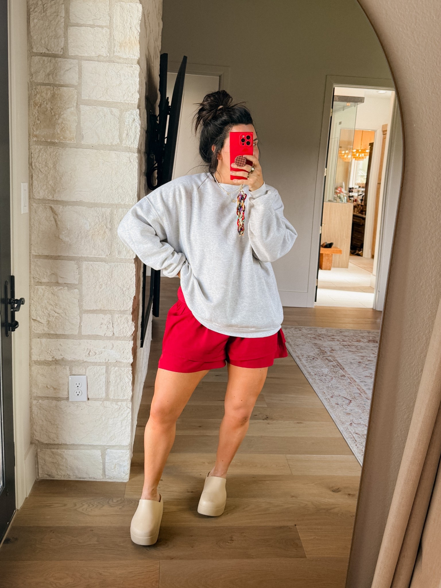 Lazy mom outfit
Sweatshirt: XXL
Shorts: XL
Clogs: TTS
Tank: XL


#LTKActive #LTKMidsize #LTKFindsUnder50