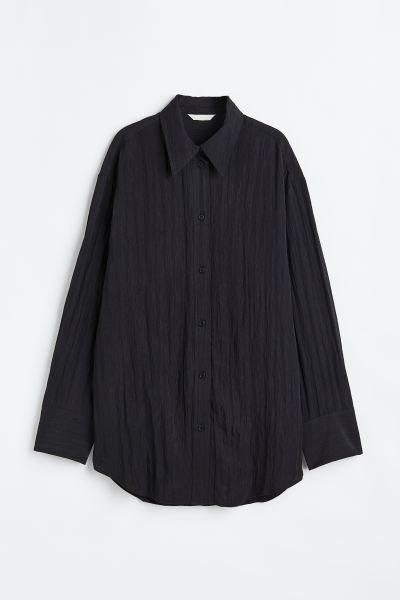 Crinkled Chiffon Shirt | H&M (US + CA)