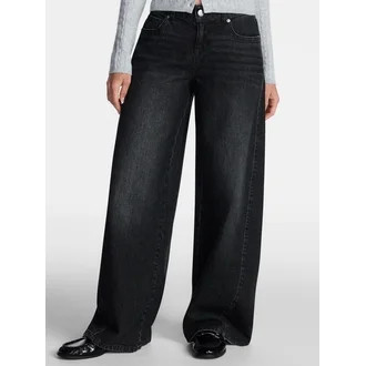 No Boundaries Ultra Baggy Jeans, 30.5", 32.5'', 34.5" Inseams, Women's and Women's Plus 00-4X | Walmart (US)