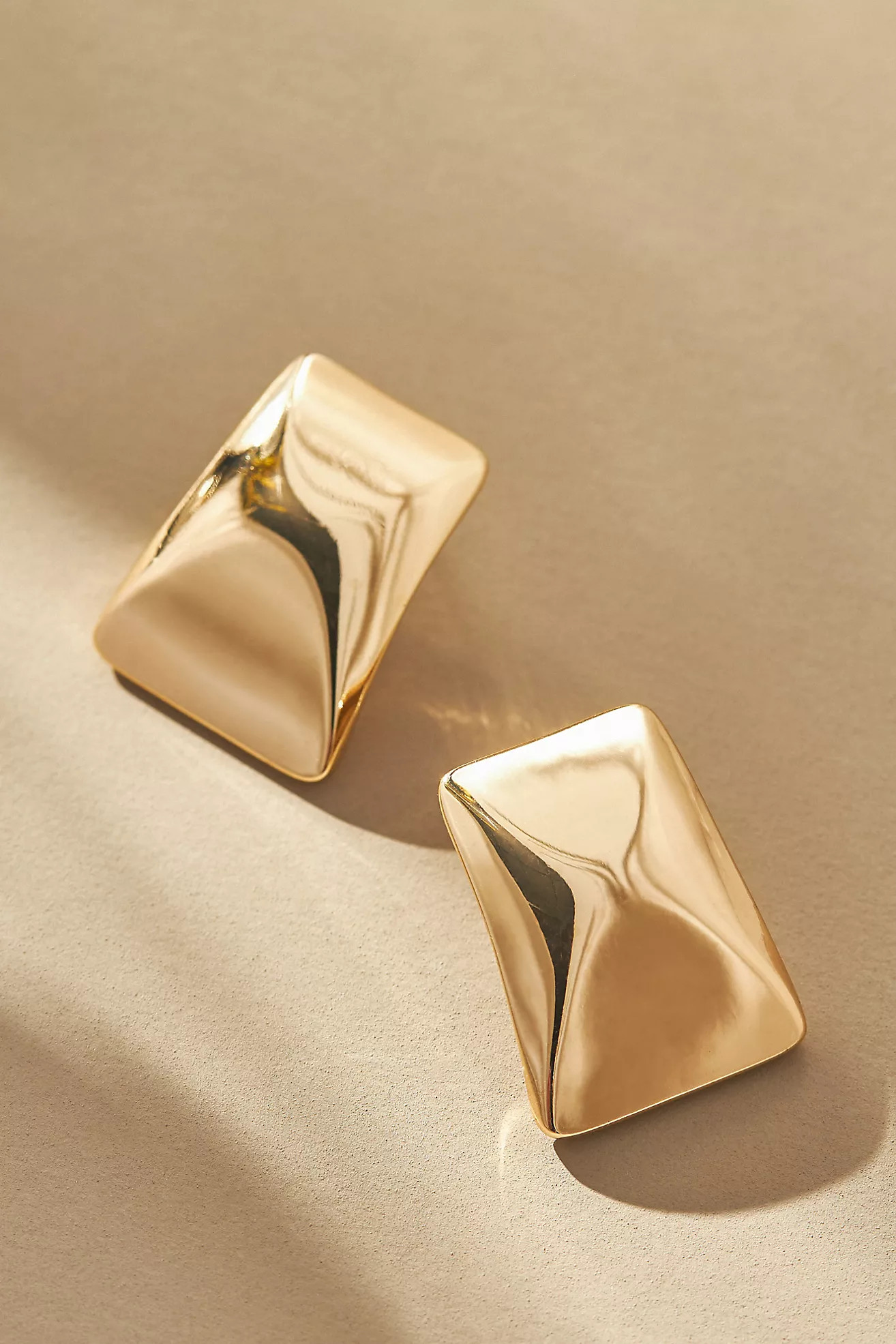Rectangle Metal Post Earrings | Anthropologie (US)