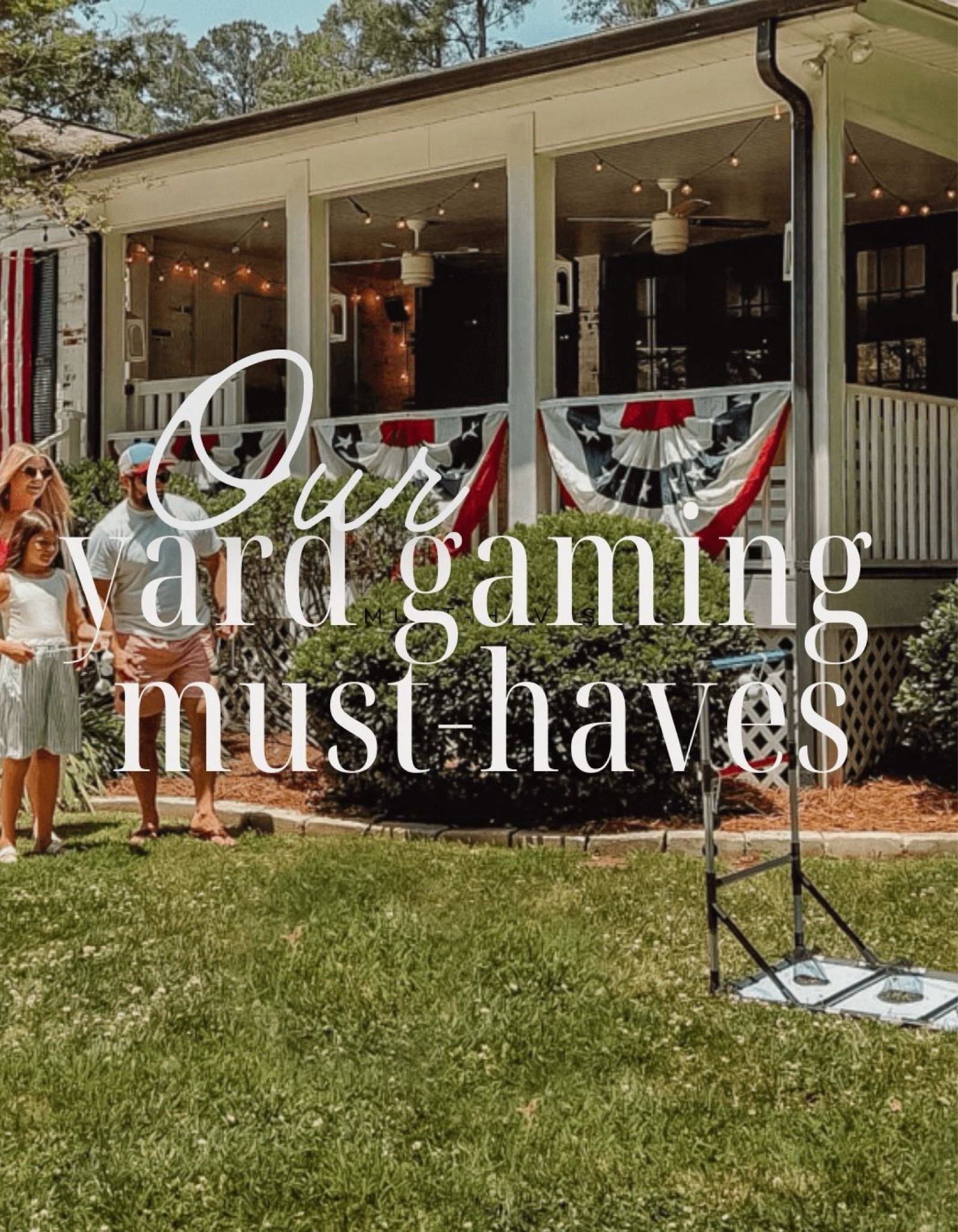 Family fun! 

Yard games, checkers, bbq, 4th of July, Memorial Day, party, outdoor party

#LTKSeasonal