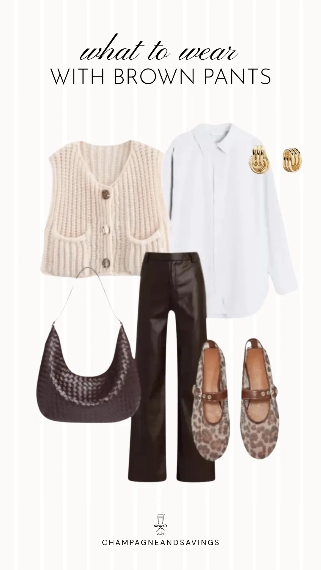 Brown pants outfit

#LTKootd