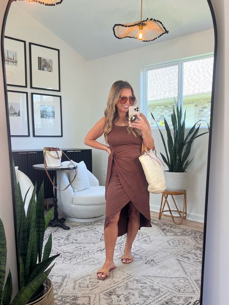 This wrap dress is so flattering!! It will be great for all of the casual events or lunch dates this summer.
Wearing size small. 
Use code INFP-ANGELLE10 

#summeroutfit #summerdress #fashionover40 #staplepieces 


#LTKStyleTip #LTKFindsUnder100 #LTKOver40